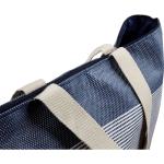 Blaue Normani Strandtaschen & Badetaschen mit Reißverschluss aus Polyester für Damen Klein 