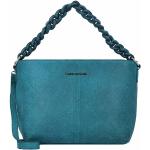 Reduzierte Blaue Taschendieb-Wien Lederhandtaschen aus Rindsleder für Damen 