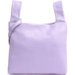 Reduzierte Lavendelfarbene Taschendieb-Wien Lederhandtaschen aus Rindsleder für Damen 