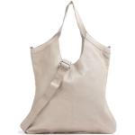 Reduzierte Sandfarbene Taschendieb-Wien Lederhandtaschen aus Rindsleder für Damen 
