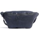 Reduzierte Marineblaue Taschendieb-Wien Bodybags aus Rindsleder für Damen 