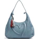 Reduzierte Blaue Taschendieb-Wien Lederhandtaschen aus Rindsleder für Damen mit Gutschein 