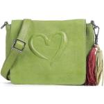 Reduzierte Hellgrüne Taschendieb-Wien Umhängetaschen aus Rindsleder für Damen 