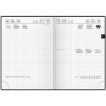 Taschenkalender A6 2024 schwarz, Brunnen, 10.3x14.2x1.3 cm