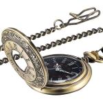 Reduzierte Schwarze Vintage Quarz Vintage Uhren & Antike Uhren aus Stahl mit römischen Zahlen für Herren zur Hochzeit 