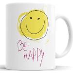 Weiße Emoji Smiley Lustige Kaffeetassen 
