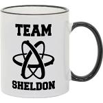 Team Sheldon Big Bang Atom Wissenschaft Theorie Neuheit Penny Leonard Geschenk Tee Tasse Becher 