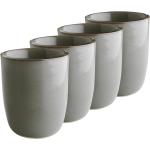 Graue Butlers Runde Tassen & Untertassen 300 ml aus Keramik 4-teilig 