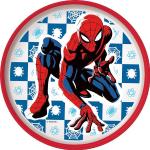 Rote Spiderman Speiseteller & Essteller lebensmittelecht 
