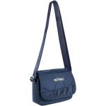 Marineblaue Sportliche Damenschultertaschen & Damenshoulderbags mit Reißverschluss klein 