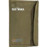 Olivgrüne Tatonka Reisepasshüllen mit RFID-Schutz 