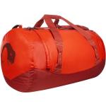 Rote Tatonka Barrel Planentaschen 130l mit Reißverschluss aus LKW-Plane für Herren maxi / XXL 