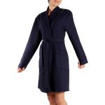 Marineblaue TAUBERT Mini Bademäntel kurz aus Baumwolle für Damen Größe XL für den für den Sommer 