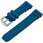 Tauchmeister PU-Armband Ersatzband blau mit Dornsc