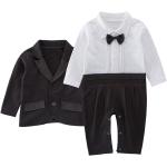 Elegante 0941 Fashion Taufanzüge mit Knopf für Babys 