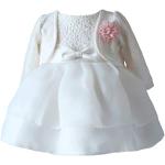 Weiße Elegante Kinderfestkleider für Babys Größe 80 