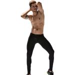TAUWELL Herren Fitness Hose Shorts Compression Leggings (6144 Schwarz, L(79-84cm))