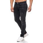 Schwarze Tazzio Slim Fit Jeans aus Denim für Herren Weite 38 