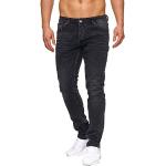 Tazzio Jeans Herren Slim Fit Stretch Jeanshose Hose Denim 16533 (31/30, Schwarz)