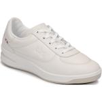 Reduzierte Weiße TBS Low Sneaker aus Leder für Damen Größe 35 mit Absatzhöhe bis 3cm 