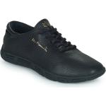 Marineblaue TBS Nachhaltige Low Sneaker aus Leder für Damen Größe 36 mit Absatzhöhe bis 3cm 