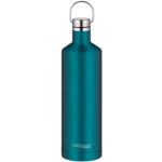 TC Wasserflasche Traveler Bottle teal 750ml, Edelstahl Trinkflasche auslaufsicher auch bei Kohlensäure, 4070.255.075 Isolierflasche 12 Stunden heiss , 24 Stunden kalt, Thermosflasche BPA-Frei