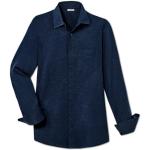 Reduzierte Dunkelblaue TCHIBO Bio Nachhaltige Kentkragen Hemden mit Kent-Kragen aus Jersey für Herren Größe M 