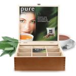 Tchibo Pure Tee Holz Tee Box für 8 Teesorten