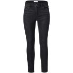 Reduzierte Schwarze TCHIBO Bio Skinny Jeans mit Reißverschluss aus Baumwolle für Damen Größe XXL 