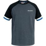 Marineblaue Gestreifte Suzuki T-Shirts aus Baumwolle für Herren Größe XL 