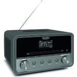 TechniSat DIGITRADIO 584 – Stereo DAB+ Internetradio (CD-Player, Wireless-Charging, WLAN, Bluetooth, USB, Wecker, Equalizer, 2 x 10 Watt Lautsprecher, Kompaktanlage) anthrazit