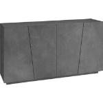 Reduzierte Graue TECNOS Nachhaltige Sideboards aus MDF Breite 150-200cm, Höhe 50-100cm, Tiefe 0-50cm 