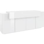 Reduzierte Weiße Moderne Inosign Bio Nachhaltige Sideboards Hochglanz Breite 150-200cm, Höhe 50-100cm, Tiefe 0-50cm 