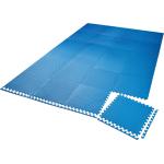 Blaue tectake Bodenschutzmatten 24-teilig 