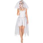 Weiße Zombiebraut-Kostüme & Geisterbraut-Kostüme aus Jersey für Damen Größe S 