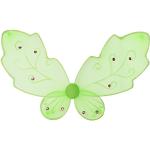 Grüne Feenflügel & Elfenflügel mit Glitzer aus Polyester 