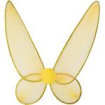 Goldene Schmetterlingsflügel mit Glitzer aus Polyester 