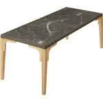 Beige tectake Polyrattan Tische aus Massivholz Breite über 500cm, Höhe 0-50cm, Tiefe über 500cm 