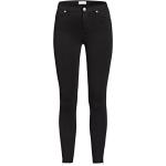 Schwarze Ted Baker Skinny Jeans mit Reißverschluss aus Polyamid für Damen Größe M 