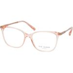 Rosa Ted Baker Quadratische Kunststoffbrillen für Damen 