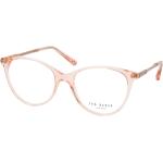 Rosa Runde Runde Brillen aus Kunststoff für Damen 