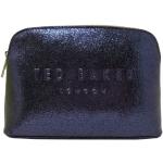 Marineblaue Lack-Optik Ted Baker Kulturtaschen & Waschtaschen mit Glitzer mit Reißverschluss aus Lackleder für Damen 