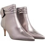 Reduzierte Silberne Ted Baker Ankle Boots & Klassische Stiefeletten aus Leder für Damen Größe 39 