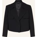 Schwarze Ted Baker Mini Kurzjacken & Cropped-Jackets mit Schulterpolstern aus Polyester für Damen Größe M 