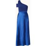 Reduzierte Cobaltblaue Unifarbene Ted Baker Mini Minikleider & kurze Kleider aus Satin für Damen Größe M 