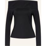 Schwarze Langärmelige Ted Baker Off Shoulder Shirts & Schulterfreie Shirts aus Polyamid für Damen Größe S 