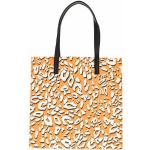 Orange Animal-Print Ted Baker Damenshopper mit Leopard-Motiv aus Textil 