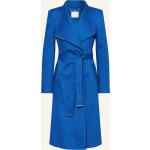 Blaue Ted Baker Trenchcoats mit Knopf aus Baumwollmischung für Damen Größe M 