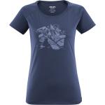 Marineblaue Kurzärmelige Millet T-Shirts aus Polyester für Damen Größe XS 