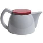 Teekanne / 1 l - Teefilter aus Stahl - Hay - Rot/Grau